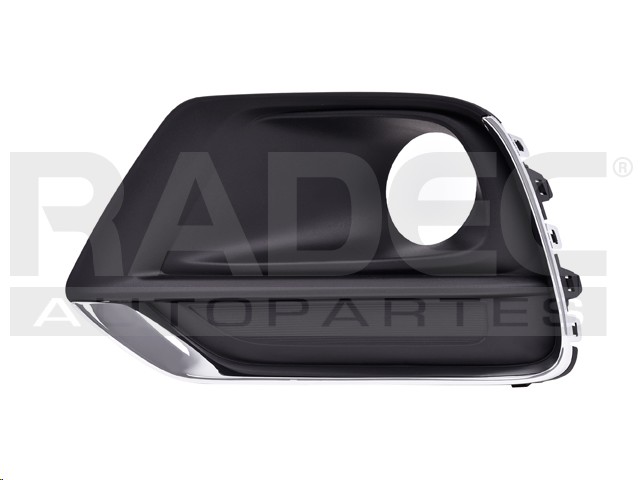 REJILLA FASCIA DELANTERA CV TRAX 17-20 C/HOYO P/FARO C/MOLDURA CROMADA PREMIER L4 4 CILINDROS 1.8L 5 PUERTAS DER