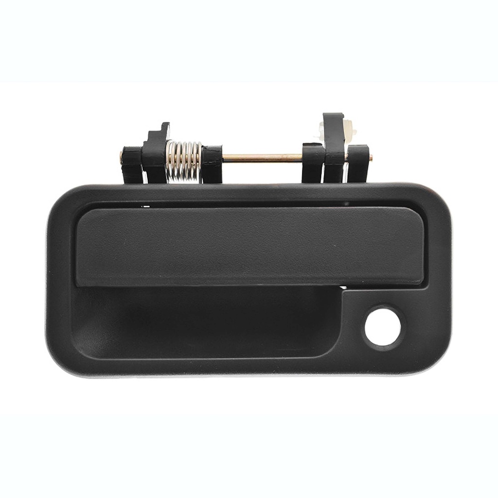 MANIJA EXTERIOR HD PASSPORT 94-02  IZ RODEO 98-04/AMIGO 98-00  CON HOYO PARA LLAVE CORRUGADA NEGRA PLASTICO HUSHAN Izquierdo Delantera  