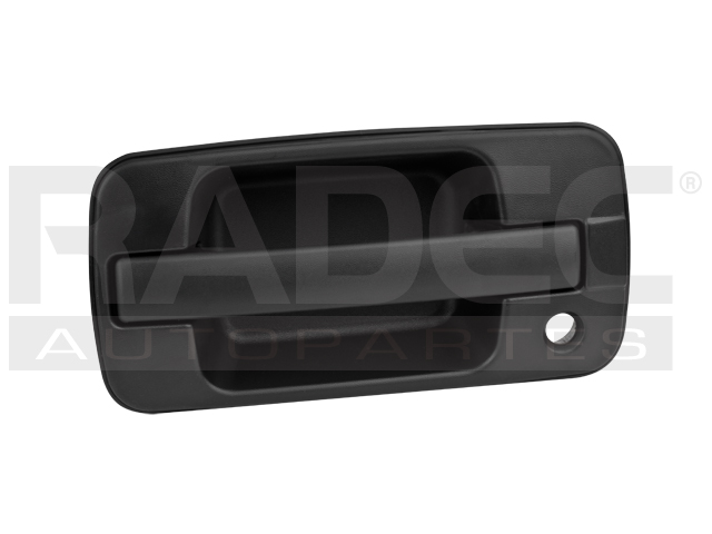 MANIJA EXTERIOR IZ TROOPER 98-02  CORRUGADA NEGRA PLASTICO HUSHAN Izquierdo Delantera  