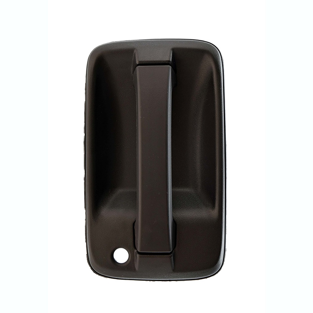 MANIJA EXTERIOR IZ ELF/NPR 09-12  CON HOYO PARA LLAVE CORRUGADA NEGRA PLASTICO HUSHAN Derecho Delantera  