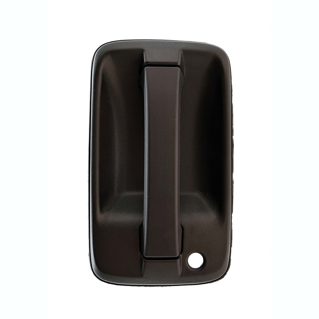 MANIJA EXTERIOR IZ ELF/NPR 09-12  CON HOYO PARA LLAVE CORRUGADA NEGRA PLASTICO HUSHAN Izquierdo Delantera  