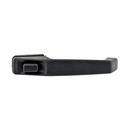 MANIJA EXTERIOR JP CHEROKEE 84-96/COMANCHE 86-92  CORRUGADA NEGRA PLASTICO HUSHAN Derecho Delantera/Trasera  