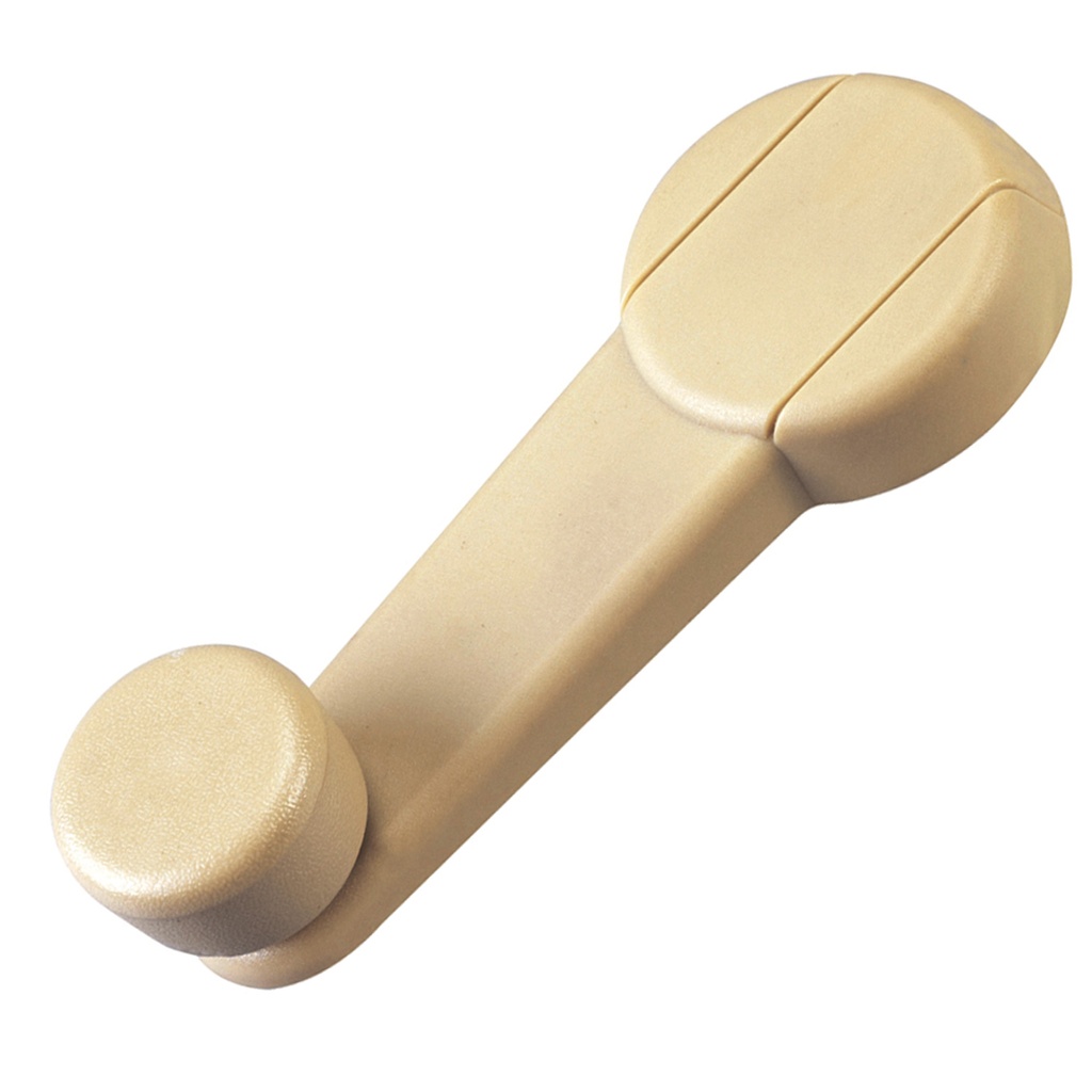 MANIJA DE ELEVAR JP COMANCHE 84-92/CHEROKEE 84-96  PERILLA BEIGE PLASTICO BEIGE HUSHAN    