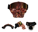 GOGGLES PARA MOTO "MÁSCARA CALAVERA" IRON RACING CON DISEÑO