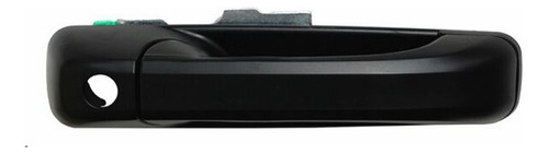 MANIJA EXTERIOR JP GRAND CHEROKEE 05-10/COMMANDER 06-10  CON HOYO PARA LLAVE CORRUGADA NEGRA PLASTICO HUSHAN Derecho Delantera  