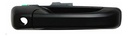 MANIJA EXTERIOR JP GRAND CHEROKEE 05-10/COMMANDER 06-10  CON HOYO PARA LLAVE CORRUGADA NEGRA PLASTICO HUSHAN Derecho Delantera  