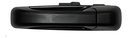 MANIJA EXTERIOR JP GRAND CHEROKEE 05-10/COMMANDER 06-10  CORRUGADA NEGRA PLASTICO HUSHAN Izquierdo Trasera  