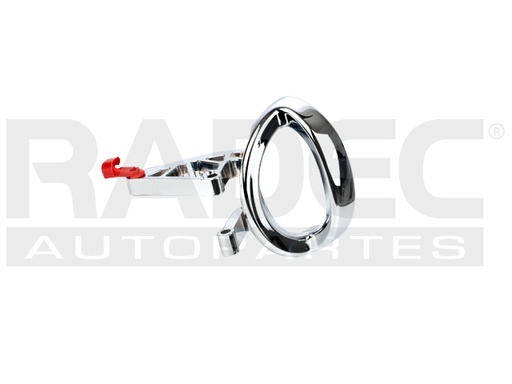 MANIJA INTERIOR JP LIBERTY LIMITED 02-07/COMMANDER 06-10  CROMO PLASTICO SOLO REPUESTO+RESORTE+PERNO HUSHAN Derecho Delantera/Trasera  