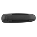 MANIJA EXTERIOR JP GRAND CHEROKEE 99-04/LIBERTY 02-07  DG DURANGO 04-09  CORRUGADA NEGRA PLASTICO HUSHAN Derecho Trasera  