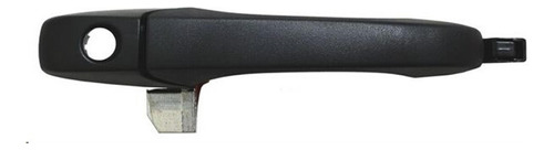 MANIJA EXTERIOR JP COMPASS/PATRIOT 07-17  DG CALIBER 07-12  CON HOYO PARA LLAVE CORRUGADA NEGRA PLASTICO HUSHAN Izquierdo Delantera  