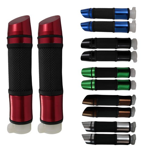 PUÑOS JGO. ALUMINIO ROJO