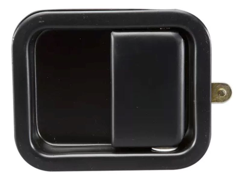 MANIJA EXTERIOR JP WRANGLER 87-06  PUERTA COMPLETA LISA NEGRA ZINC HUSHAN Izquierdo Delantera  