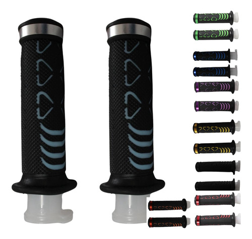 PUÑOS JGO. GOMA SUAVE PLATA