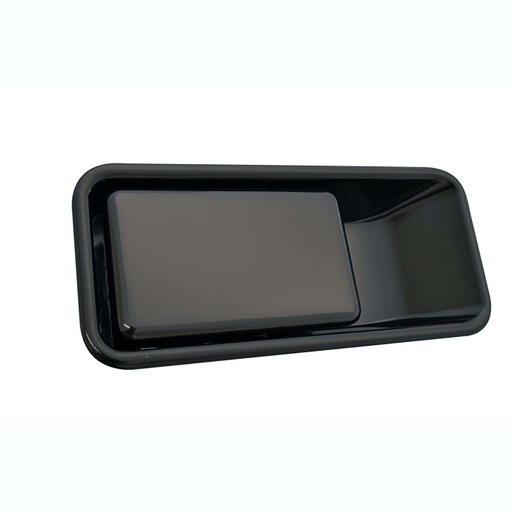 MANIJA EXTERIOR JP WRANGLER 87-06  MEDIA PUERTA LISA NEGRA ZINC HUSHAN Derecho Delantera  