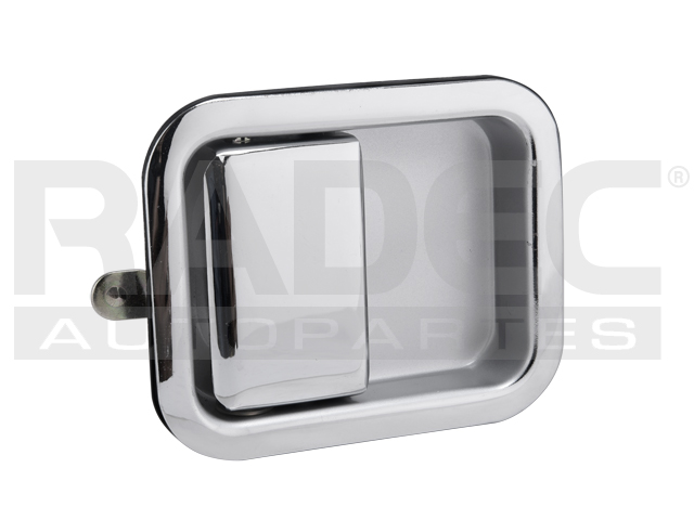 MANIJA EXTERIOR JP WRANGLER 87-06  PUERTA COMPLETA CROMADA ZINC HUSHAN Izquierdo Delantera  