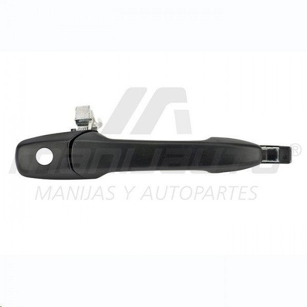 MANIJA EXTERIOR MZ 3 04-09/6 03-08/CX-7 07-12/CX-9 07-15/5 06-15  CON HOYO PARA LLAVE LISA PARA PINTAR NEGRA PLASTICO HUSHAN Derecho Delantera  
