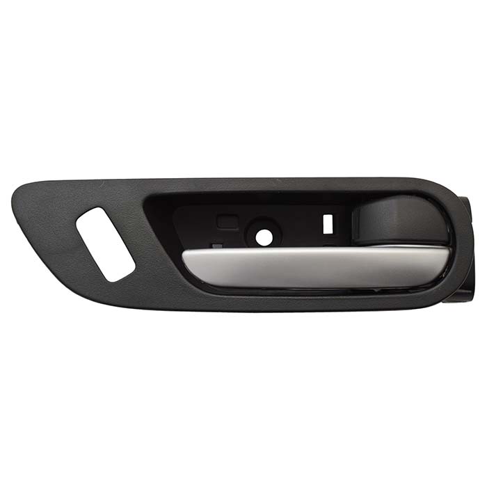 MANIJA INTERIOR MZ 3 10-13  CON HOYO PARA SEGURO NEGRO/PLATA PLASTICO HUSHAN Derecho Delantera  