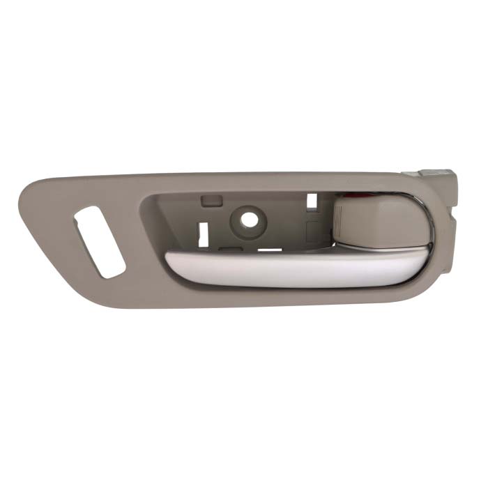 MANIJA INTERIOR MZ 6 09-13  CON HOYO PARA SEGURO GRIS/PLATA PLASTICO HUSHAN Derecho Delantera  