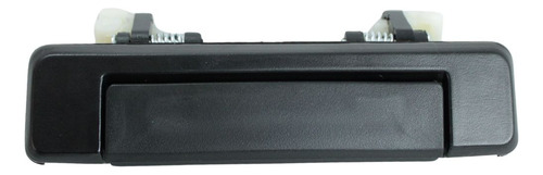 MANIJA EXTERIOR MZ B2000/B2200 86-93  CORRUGADA NEGRA PLASTICO HUSHAN Derecho/Izquierdo Delantera  