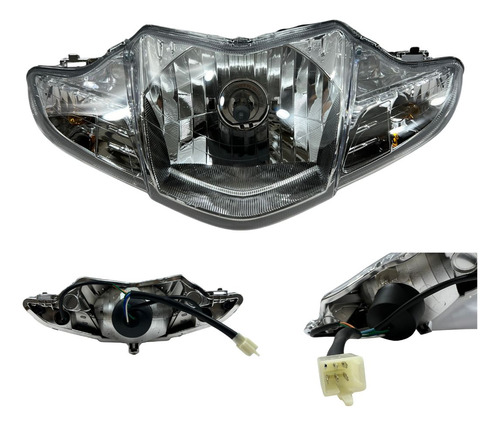 CONJUNTO FARO COMPLETO AT110 ROJO, X110, RAT110