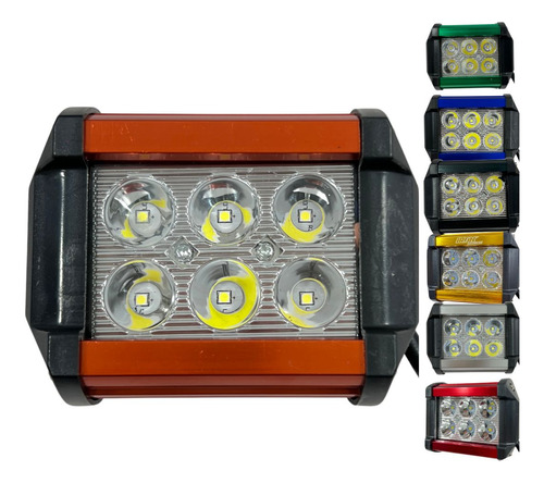 [ENFOB-3216-1817] FARO AUXILIAR HYPERLED 8-80V 18W 1200LM NARANJA