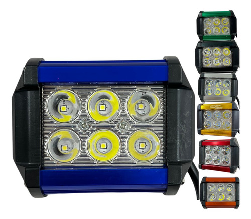 [ENFOB-3216-1811] FARO AUXILIAR HYPERLED IR-1810 8-80V 18W 1200LM AZUL
