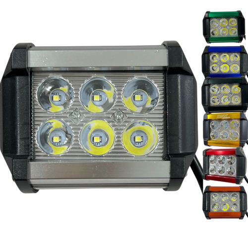 [ENFOB-3216-1815] FARO AUXILIAR HYPERLED IR-1810 8-80V 18W 1200LM PLATA