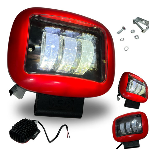 [FOB-3216-1627] FARO AUXILIAR HIPERLED PARA MOTO IR-C03R 12-80V 30W 3500LM