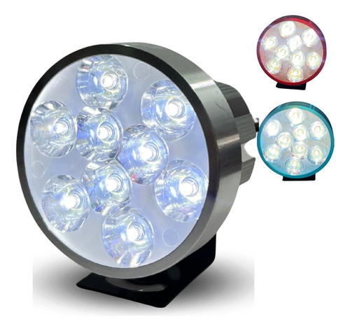 [FOB-3216-1575P] FARO AUX LEDS P/MOTO IR1575 8-80V 18W PLATA