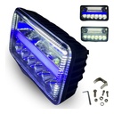 FARO AUX. HYPER 12LED  AZUL/BLANCO 36W 400LM