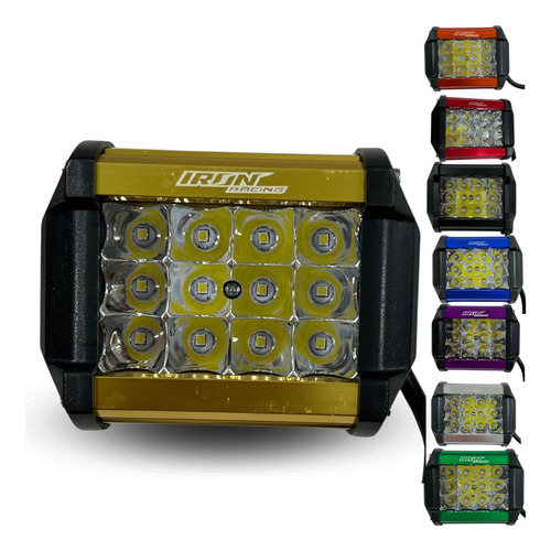 FARO AUXILIAR HYPERLED 36W 7000K 2400LM DORADO