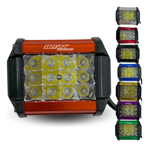 FARO AUXILIAR HYPERLED 36W 7000K 2400LM NARANJA