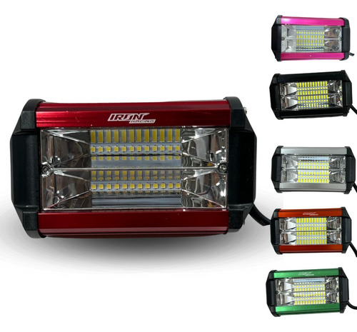 [FOB-3216-1856] FARO AUXILIAR HYPERLED 72W 7000K 4800LM ROJO