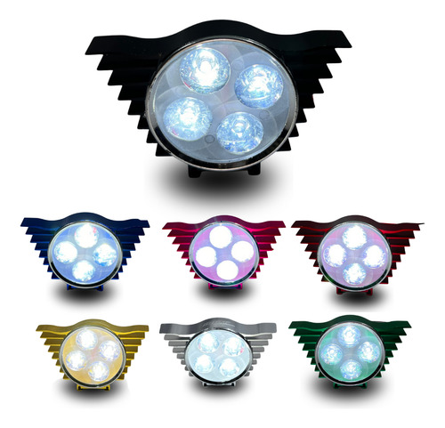 [ENFOB-3216-0904] FARO AUXILIAR HYPERLED NEGRO 8-80V 4W 200LM