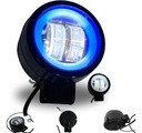 FARO AUXILIAR HYPERLED OJO ANGEL AZUL 20W 2500LM