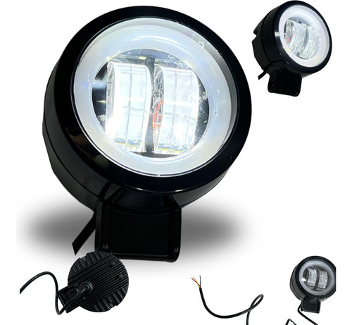 [ENFOB-3216-1628F] FARO AUXILIAR HYPERLED OJO ANGEL BLANCO 20W 2500LM