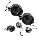 FAROS AUXILIARES CHOPER CROMADOS 1 PAR