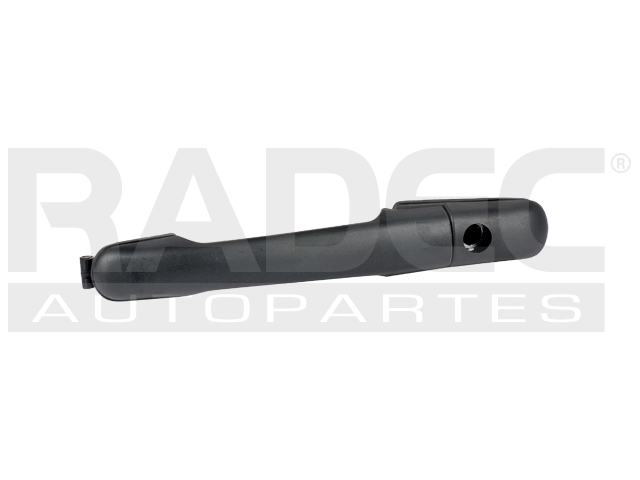 MANIJA EXTERIOR MC SPRINTER 03-06  CON HOYO PARA LLAVE CORRUGADA NEGRA PLASTICO HUSHAN Derecho/Izquierdo  Puerta corrediza 