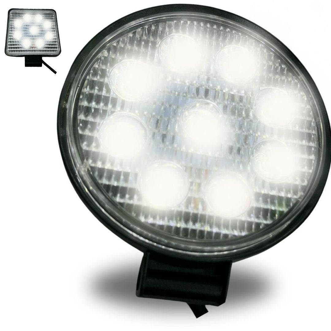 [EN-FLE9ER] FARO LED 9LED 17.5MM 12V ESTROBO REDONDO 1PAR