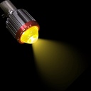 FOCO LED ALUMINIO P/MOTO BA20D 12V 15W 2000LM