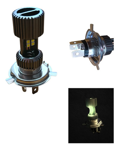 FOCO LED ALUMINIO P/MOTO H4 12V 14W 2000LM