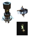 FOCO LED ALUMINIO P/MOTO H4 12V 14W 2000LM