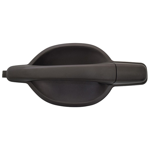 MANIJA EXTERIOR MT ENDEAVOR 04-11  SIN HOYO PARA LLAVE CORRUGADA NEGRA PLASTICO HUSHAN Derecho Delantera  