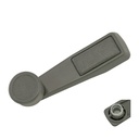 MANIJA DE ELEVAR MT L200 87-96  DG RAM 50 87-93  BASE DE ZINC PERILLA GRIS PLASTICO GRIS HUSHAN    