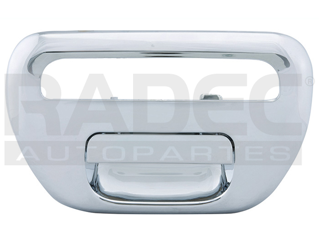 MANIJA DE TAPA MT L200 06-15  MANIJA MAS BISEL SIN STOP CROMO PLASTICO HUSHAN    