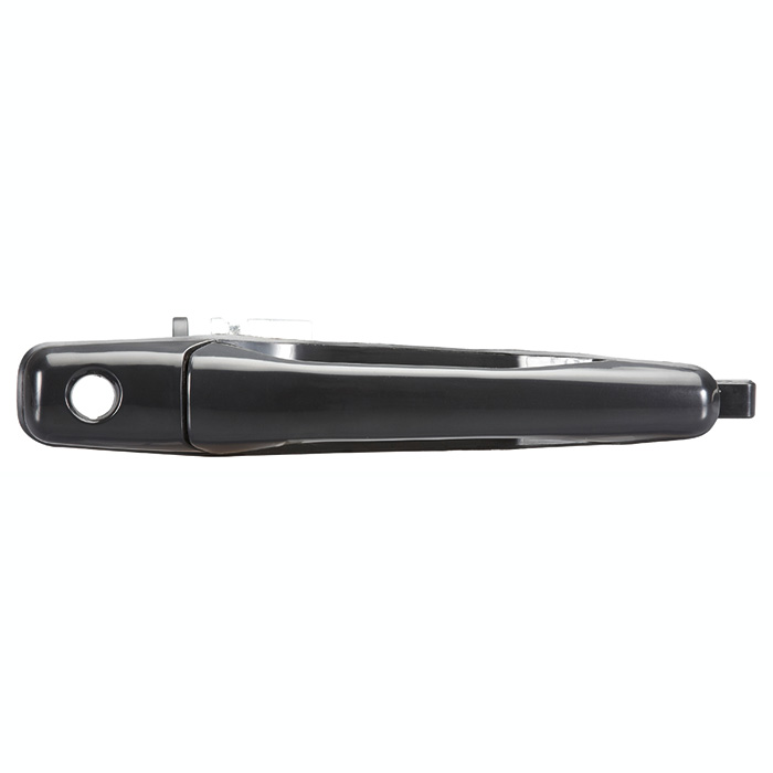 MANIJA EXTERIOR MT LANCER 03-07/OUTLANDER 03-06  CON HOYO PARA LLAVE LISA PARA PINTAR NEGRA PLASTICO HUSHAN Derecho Delantera  