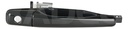 MANIJA EXTERIOR MT LANCER 03-07/OUTLANDER 03-06  CON HOYO PARA LLAVE LISA PARA PINTAR NEGRA PLASTICO HUSHAN Derecho Delantera  