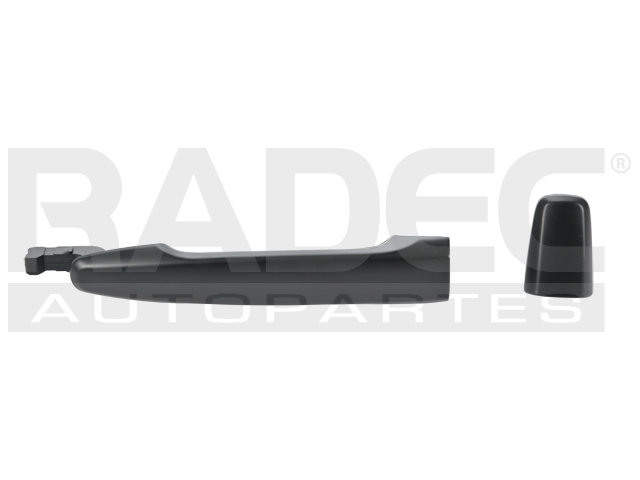 MANIJA EXTERIOR MT LANCER 08-16/OUTLANDER 07-16  LISA PARA PINTAR NEGRA PLASTICO HUSHAN Izquierdo Trasera  