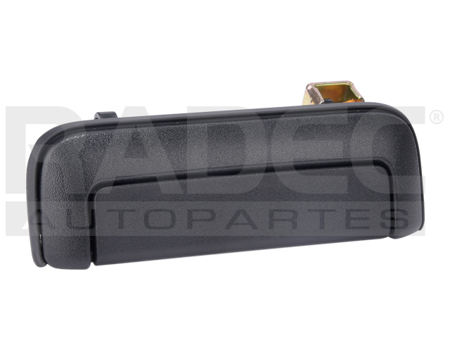 MANIJA EXTERIOR MT MONTERO SPORT 02-08  CORRUGADA NEGRA PLASTICO HUSHAN Izquierdo Delantera  