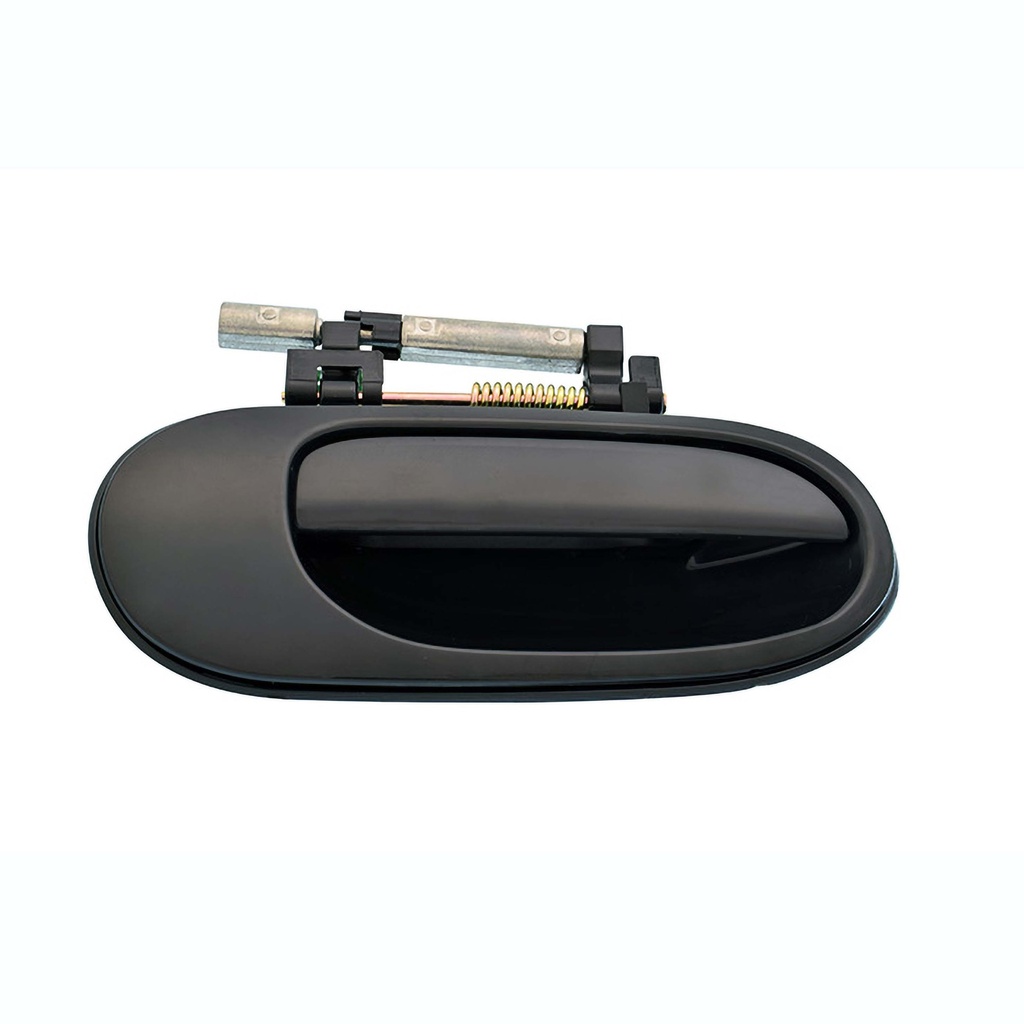 MANIJA EXTERIOR NS ALMERA 00-06  SIN HOYO PARA LLAVE LISA PARA PINTAR NEGRA PLASTICO HUSHAN Derecho Delantera/Trasera  